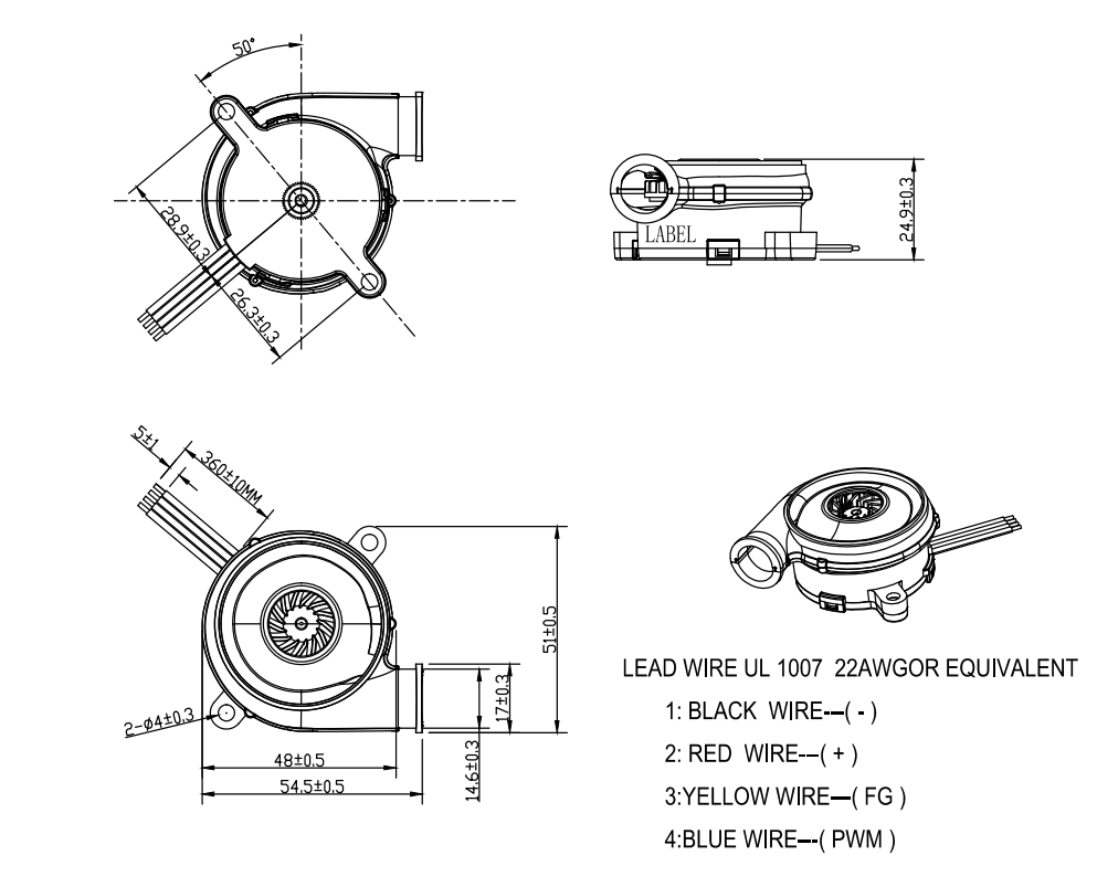 structure drawing of 12V Air Blower BA5025H12B-A.png